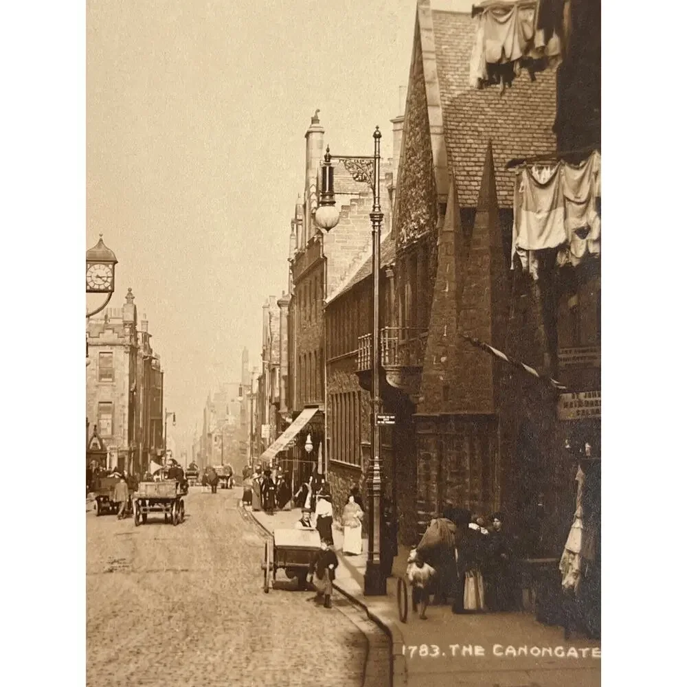 Atq RPPC Postcard Ephemera Early 1900s Picture Judges LTD Edinburgh Canongate